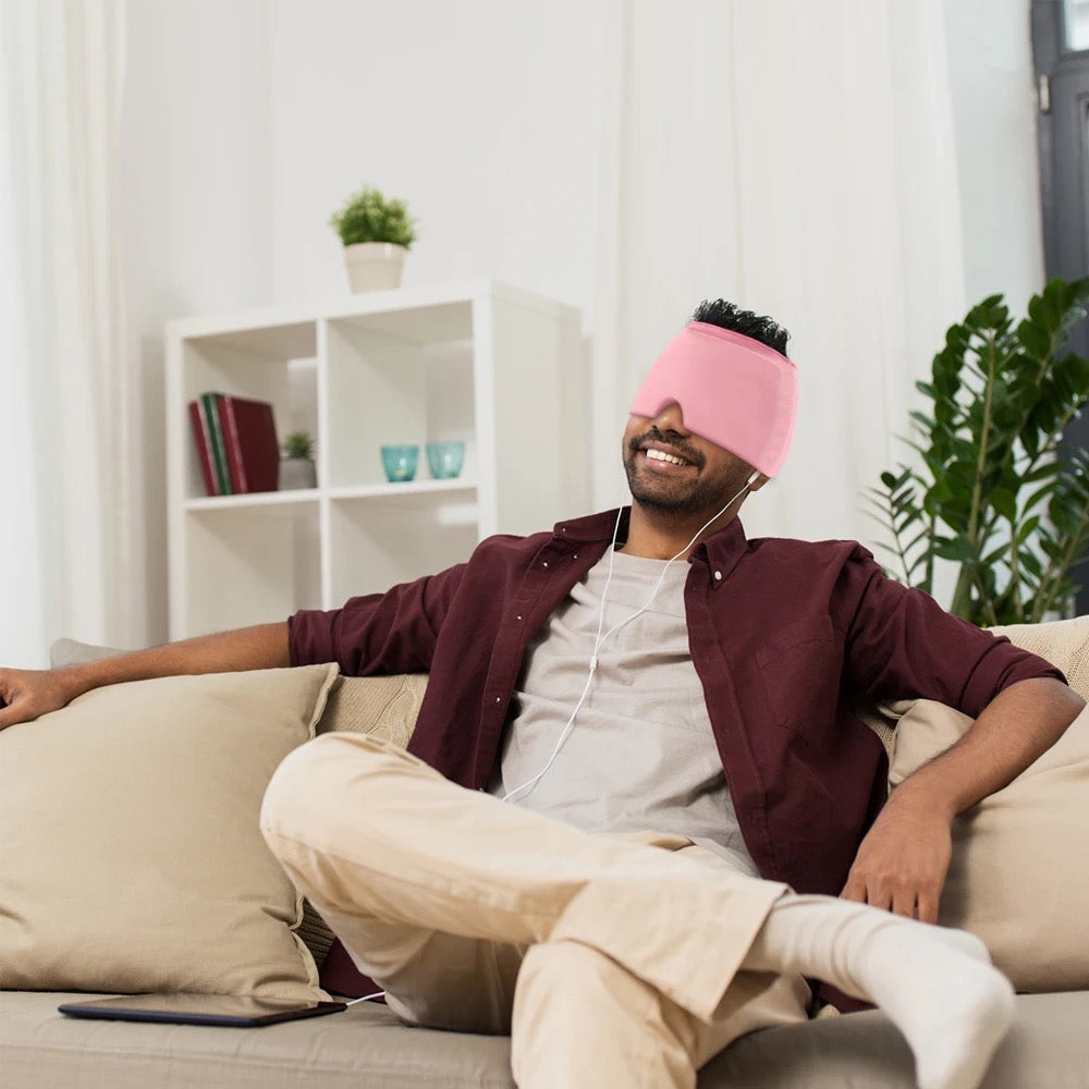 Gorro de gel para alivio de migrañas y dolores de cabeza